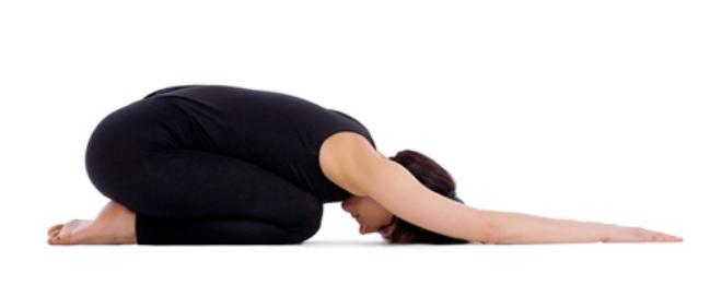 This pose can also be done with arms along side the body rather than over the head. Do what feels best to you. 10.