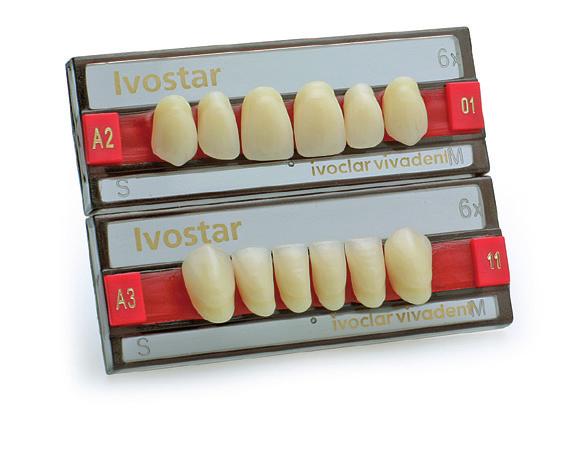 Ivoclar Vivadent Removable Mid-Line The perfect blend of value and esthetics Entry level Standard denture teeth SR Vivodent Vivodent teeth are constructed of cross-linked resin that delivers strength