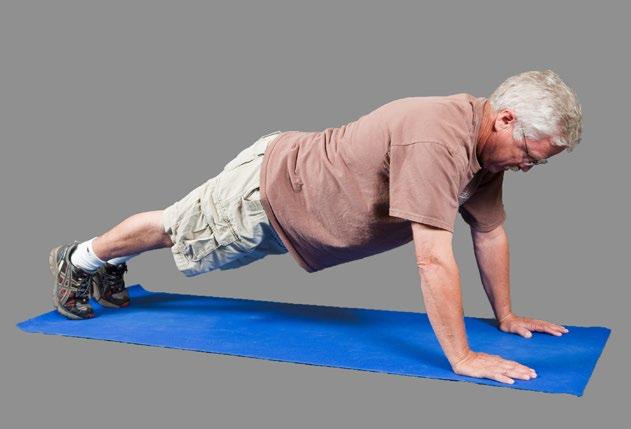 Pushups: Lie face down on the floor, hands slightly wider than your shoulders and palms pressing into the floor. Keep your feet together and parallel to each other.