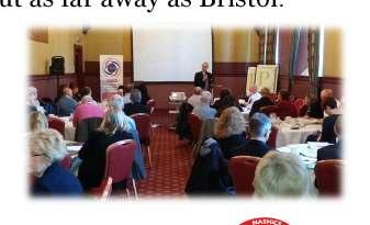 April 2014. Spring Seminar Stirling. This was our third event to be held in Scotland and again we had a full house.