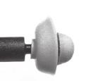 When changing eartips make sure the eartip fits securely on the stem of the earphone.
