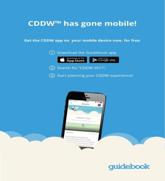 Evaluation and Certificate of Attendance Please download the CDDW app to