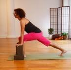 Lunge Pose (Hand Supported) Begin in a standing position with one foot 2-3 feet in front of the opposite foot.