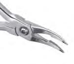 Utility Plier (Weingart Style, Slim tips) Item #: TOT158BJ The ultra slim tips are curved for easier access to difficult