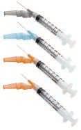Needle and Syringe Combinations ORDERING INFORMATION Needle-Pro EDGE Safety Hypodermic Needles 401810 18g x 1" Needle Pink 100 1000 401815 18g x 1 1 /2" Needle Pink 100 1000 401910 19g x 1" Needle