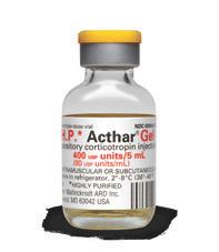 access when injecting 2. Take the vial of Acthar out of the refrigerator.