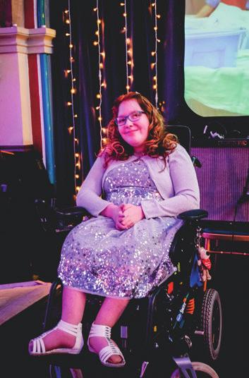 Zoe Little Zoe is 16 years old and was born with spina bifida, a condition that affects the development of the spine.