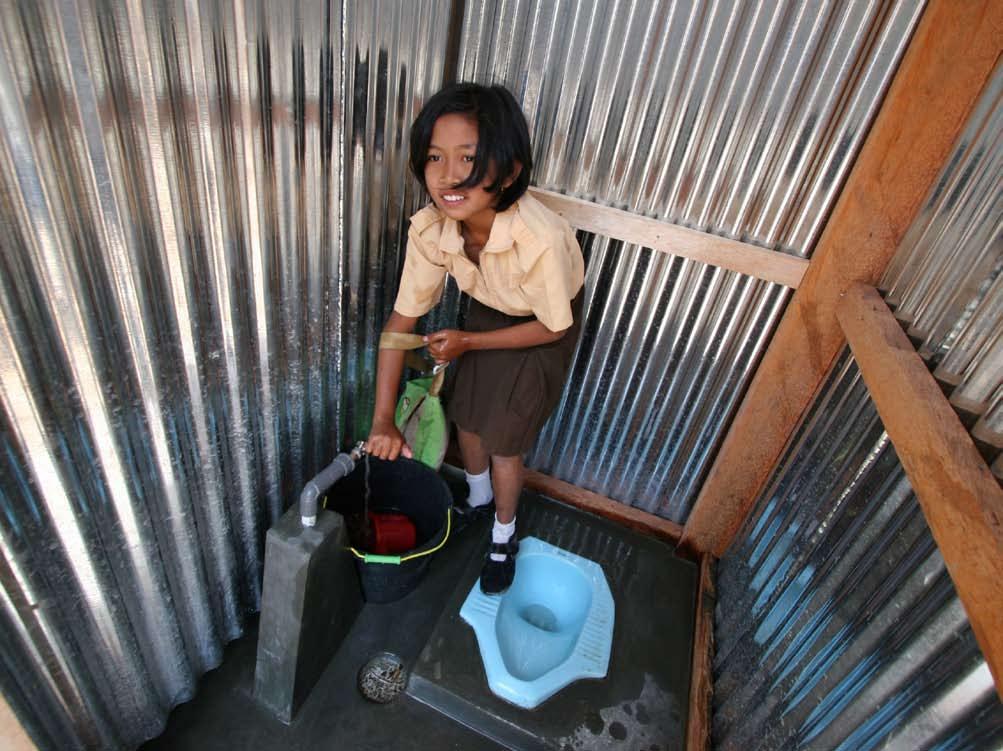 GENDER EQUALITY FOR A BETTER URBAN FUTURE 8 Creating separate toilets for boys and girls in schools, instead of mixed-sex toilets, can reduce the rate of
