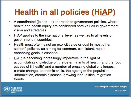 SLIDE 11 A key to success is to establish effective intersectoral action to address the root causes of NCDs in all sectors of policy.