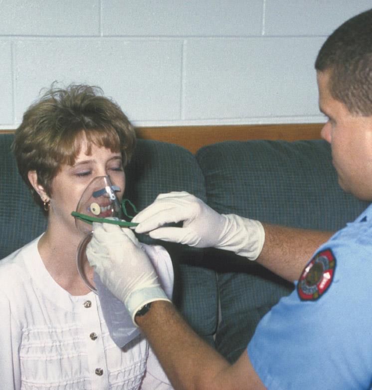 Treatment for Respiratory Distress Complete a full primary assessment Administer supplemental oxygen at 10 L/min via non-rebreathing mask.