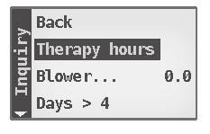 Therapy Info Flex Setup Setup Additional therapy settings released for the patient.