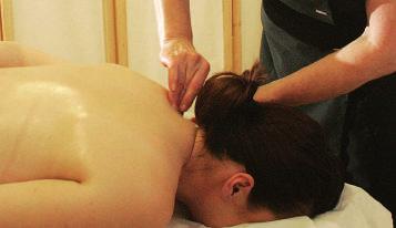 This type of massage can be given on top of clothing or directly on the skin using oils.