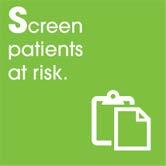 Screening for COPD using a validated screening tool is an