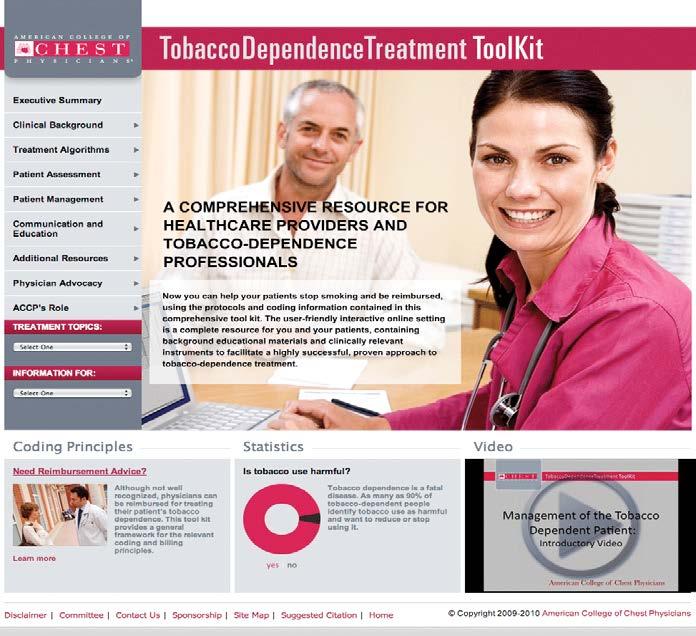 ACCP s Tobacco Dependence Treatment Toolkit A complete online
