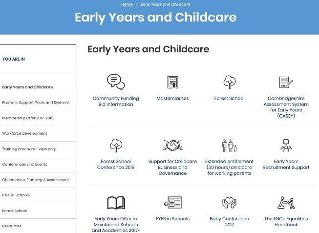 https:///early-years/ Our website also contains a range of tools and guidance to support your