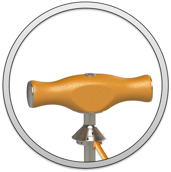 T-handle Pops or the arrows align on the Torque-Indicating