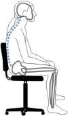 7 The Bambach Saddle Seat in rehabilitation The Musculo-skeletal System Good design recognises that our body has a centre of gravity (as does each limb) and maintaining posture close to the neutral