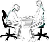 When using a Saddle Seat, tolerance for seated work can increase from zero to normal for a working person.