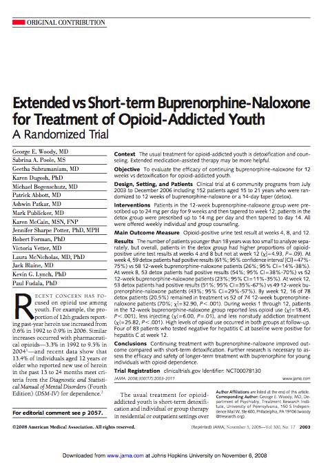 as standard of care Buprenorphine Extended release naltrexone Co-occurring (dual diagnosis) treatment Journal of the