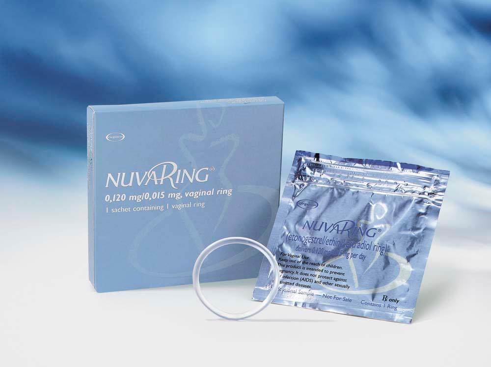 The Vaginal Ring 99% effective Insert ring into vagina Leave in for 3 weeks,