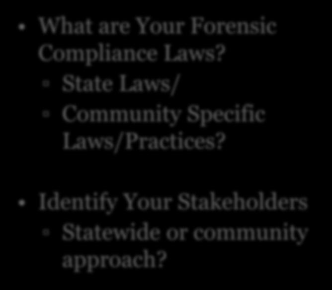 Florida Framework What are Your Forensic Compliance Laws?