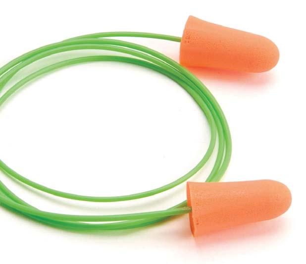 So you know you re getting excellent protection against industrial noise. HIGH VISIBILITY COLOR A very bright orange plug color makes compliance checks easy and quick.