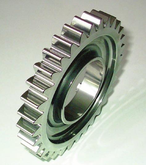 Many aerospace gears are carburized and ground thus producing a very hard, durable surface along with a very nice surface finish.