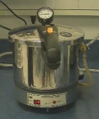 18 Place the model into a heated pressure pot for 15 minutes.
