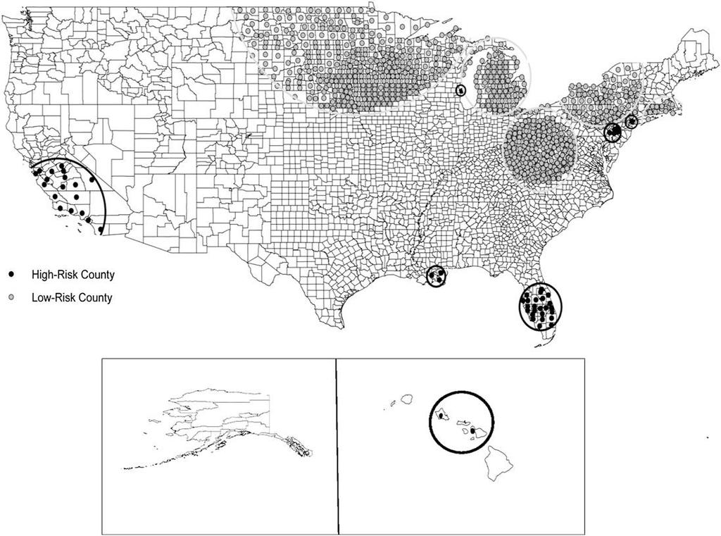 Nontuberculous Mycobacteria: Trends in Prevalence and Spatial Clustering Am J