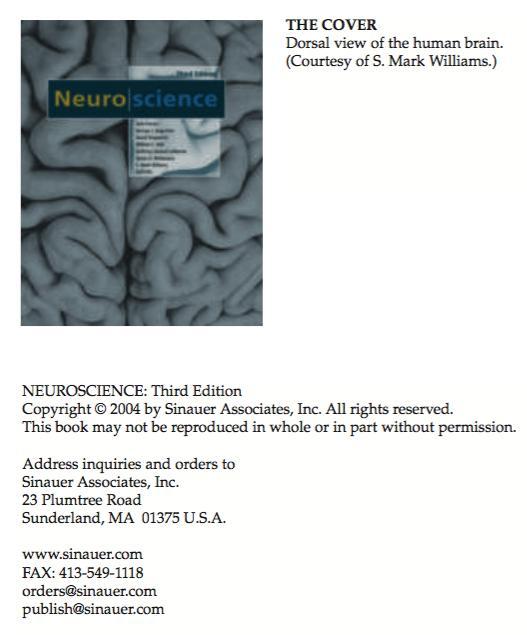Study Material NEUROSCIENCE Third Edition Dale