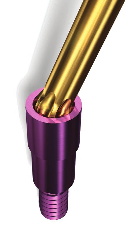 Off-Axis Drivers New ballpoint hex tip with radial concave features Up to a 25 angle of
