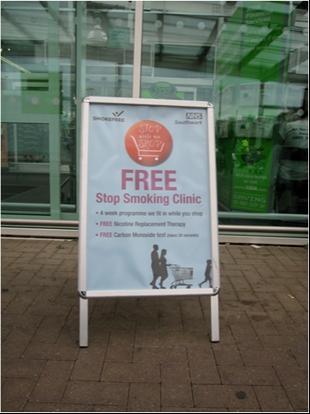 Smokers who enrolled on the programme often brought a friend or family member along to the next clinic so they could also sign up to the programme.