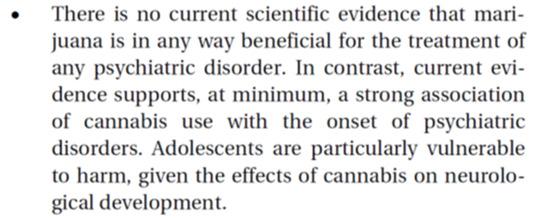 , 2017) No published prospective studies of the anxiolytic effects of cannabis in smoked or vaporized