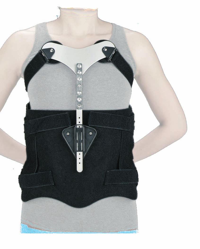 DEROYAL SPINAL TECHNOLOGY A Providing MAXimum protection, comfort and adjustability FEATURES & ENEFITS A Patent pending Noble Hinge Technology for patient specific fit, rigid support and progressive