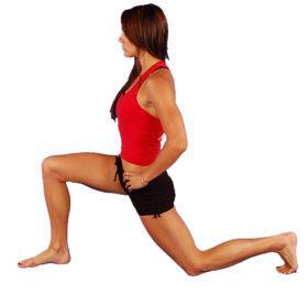Half Kneel Hip Flexor Stretch Begin by kneeling on the knee of the target leg with the opposite foot on the ground.