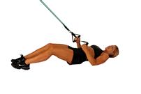 (Latissimus) Back Exercise #8: Laying On Floor Back Row Gym Equivalent: Cable Machine