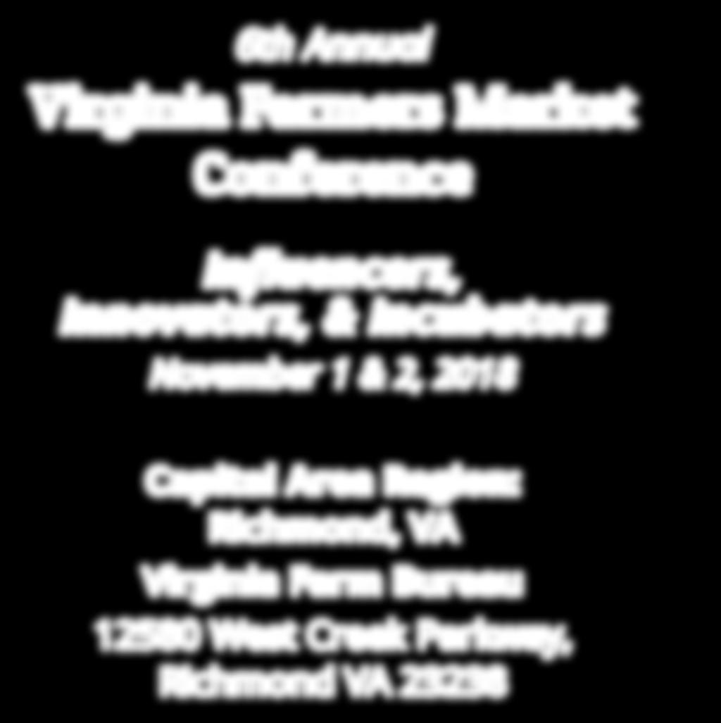 2, 2018 Capital Area Region: Richmond, VA Virginia