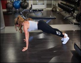 Variation:" " -Stability Ball bridge: put feet on a stability ball" Bulgarian Split Lunge: stand in front of bench, place one