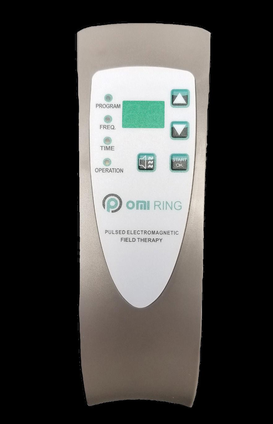 Setting the Controller FIRST - SET YOUR PROGRAM The OMI Ring allows you to take control of your therapy. The controller offers program settings: P1, P2, and P3. You may select Programs P1, P2 or P3.