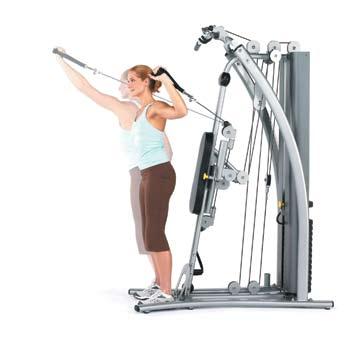 Upper Body 16 Cross Crawl Radial arms in Position Seat removed Foot plate up Stand facing away from the machine with the left handle in your left hand.
