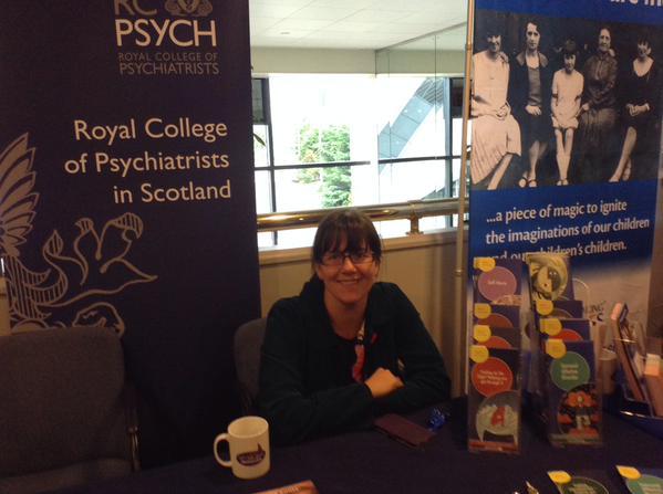 Dr Debbie Browne came and helped on the College stand for the day, Debbie is a Higher Trainee in OA Psychiatry in NHS Forth Valley.