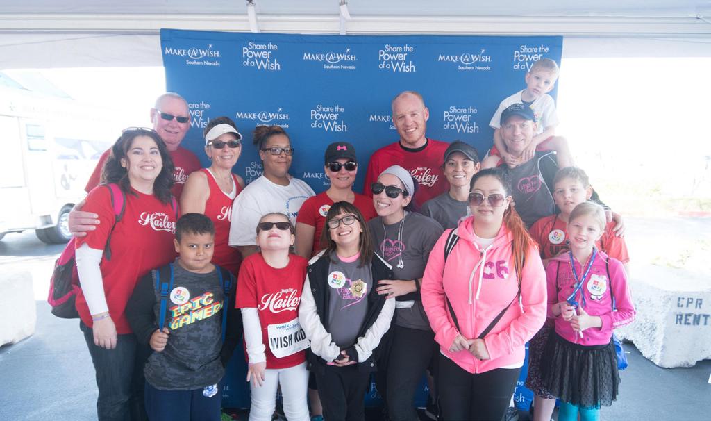 Powered by wish families, volunteers, donors and friends, the Walk For Wishes event is a nationwide Make-A-Wish fundraiser that celebrates the thousands of wishes that have already been