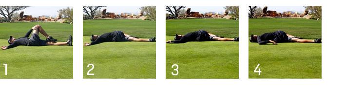 The shoulders should turn at a 90-degree angle over the hips, which should turn 45 degrees that s the x-factor, says Katherine Roberts, certified golf performance coach and founder of Yoga for