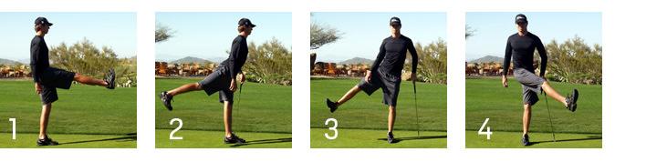 Mechanics: 5 Front and Side Leg Swing Stand tall with feet shoulder-width apart.
