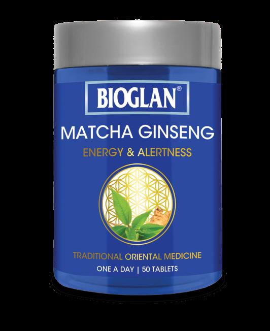 Oriental herbs for Energy If you re looking for a boost of energy or want improve your physical performance or mental alertness, you may want to try Bioglan Matcha Ginseng.