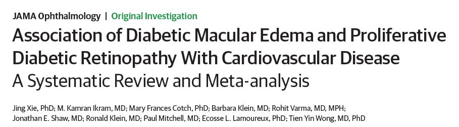 Pts with DME or PDR were more likely to have incident CVD (IRR 1.39; 95% CI 1.16-1.