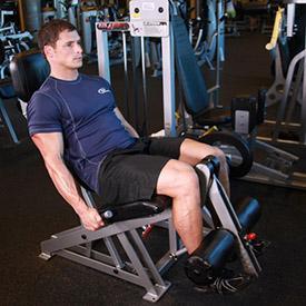 LEG EXTENSIONS 1. For this exercise you will need to use a leg extension machine.