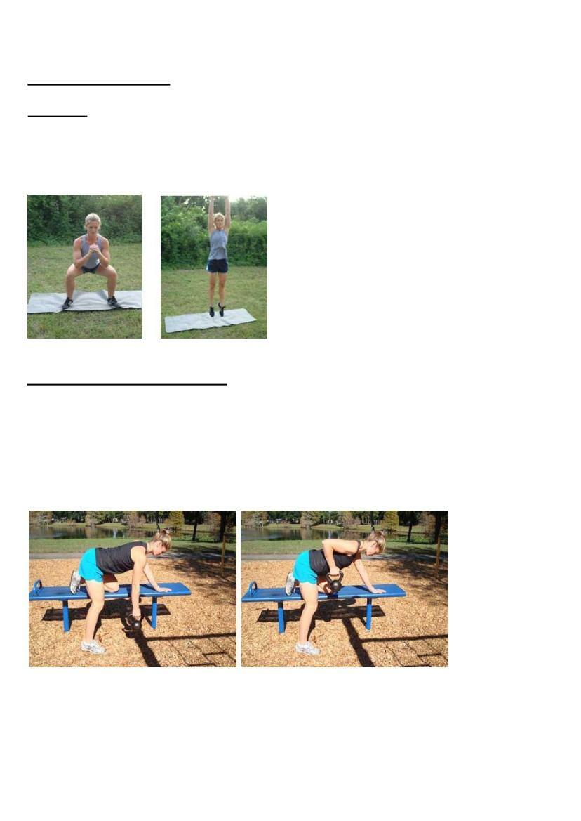 Exercises for Week #3: Squat Jumps: Stand with your feet shoulder width apart and point your toes slightly out.