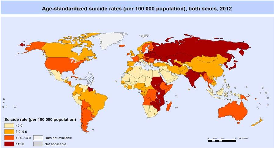 The number of suicides in the country during the decade (2004 2014) has recorded an increase of 15.8% (1,31,666 in 2014 from 1,13,697 in 2004).