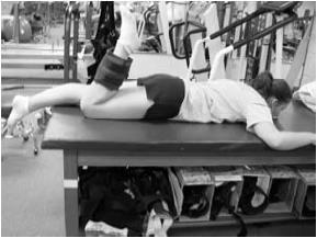 Standing hamstring curls: Can be perfrmed with machine r ankle weights.